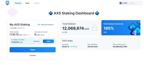 axs staking